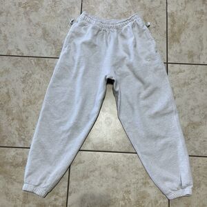 Nike Solo Swoosh Heavyweight Fleece Sweatpants Mens Size Small Gray DX1364-051